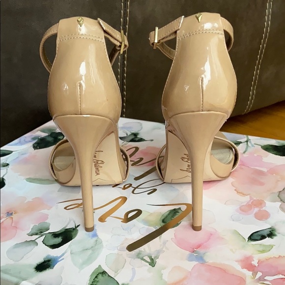 Nude Sam Edelman Strappy High Heels Size 7 - Picture 3 of 5